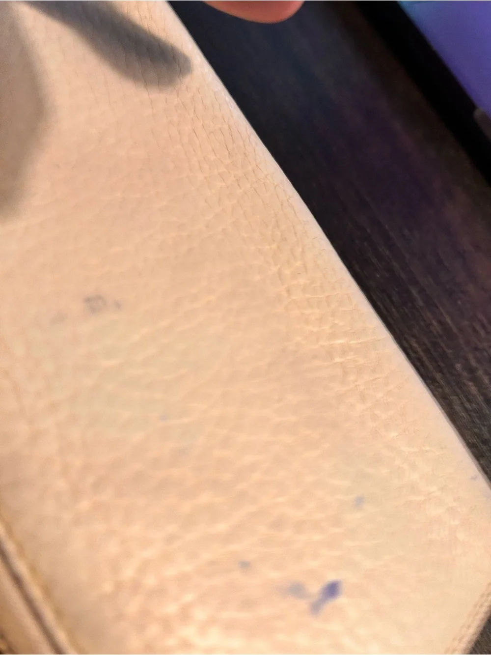 Coach Beige Leather Zip Around Wallet with Brass Hardware